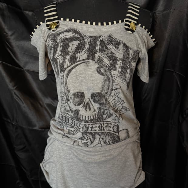 DIG DEEP 디그딥 갸루펑크 반팔 티셔츠