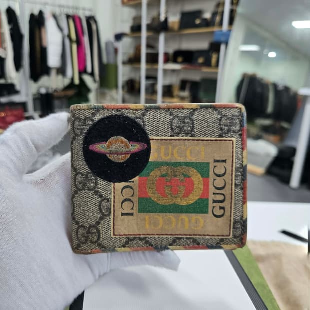 [정품] 구찌 쿠리에 반지갑