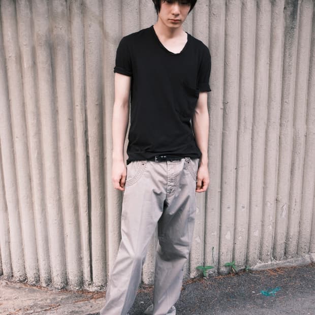 Neil barrett 롤업 반팔 티셔츠 xs