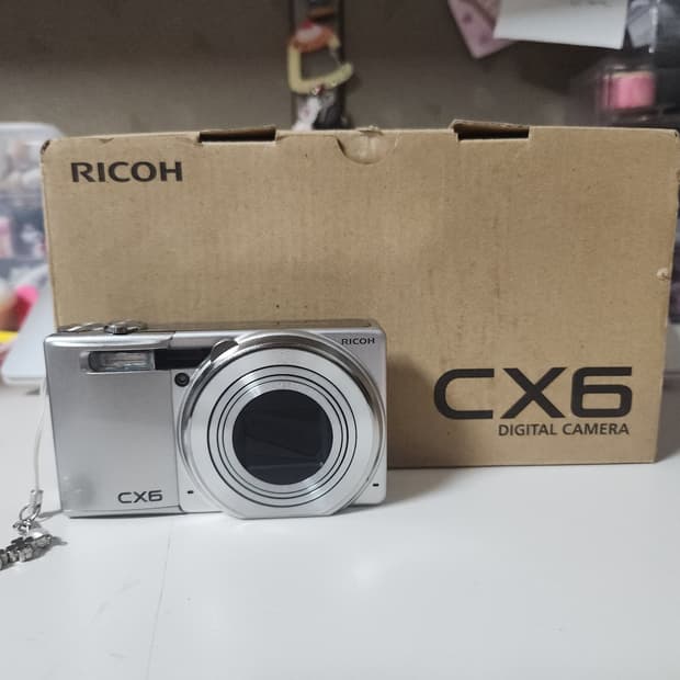 리코 cx6 ricoh 상태 좋음 충전기 배터리 세트