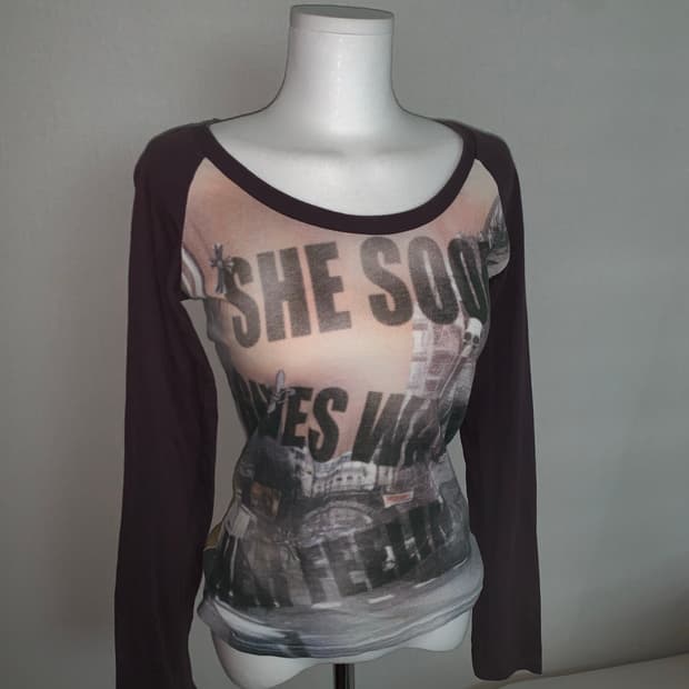 빈티지 y2k 롱슬리브