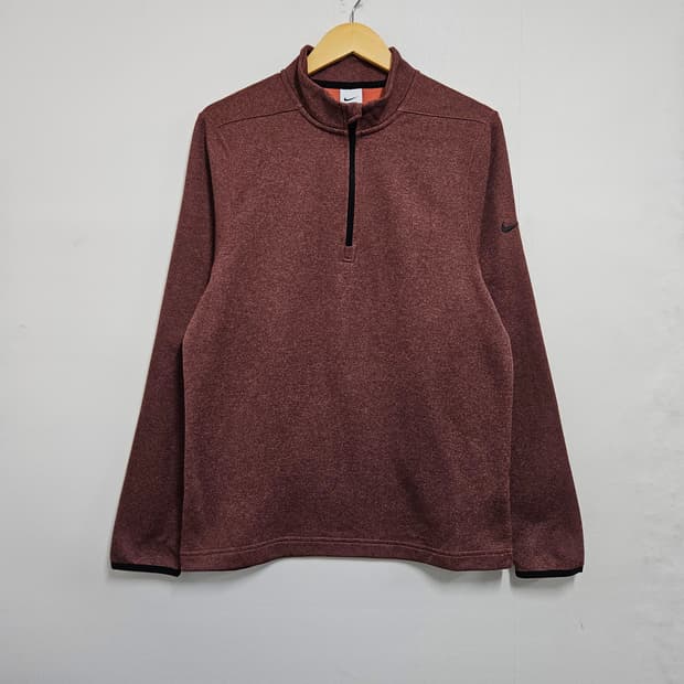 M 나이키 써마핏 하프집업 기모 긴팔티 컨디션A