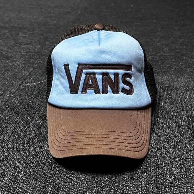 Old vans 반스 올드스쿨 블루 브라운 메쉬캡 