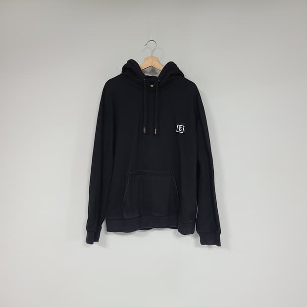 우영미 정품 백 로고 후드 블랙 52