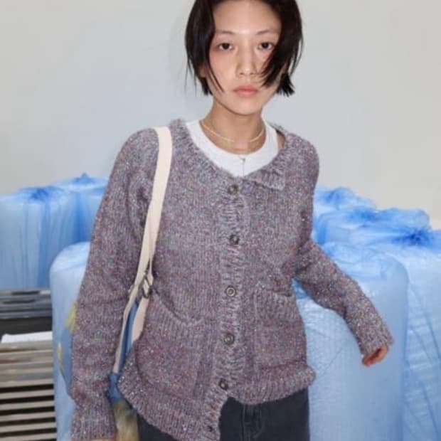 새상품 플리즈프로젝트 메탈 가디건 