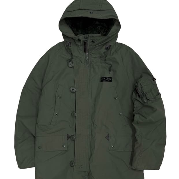 알파인더스트리 N3B 야상패딩 카키 (M~XL)