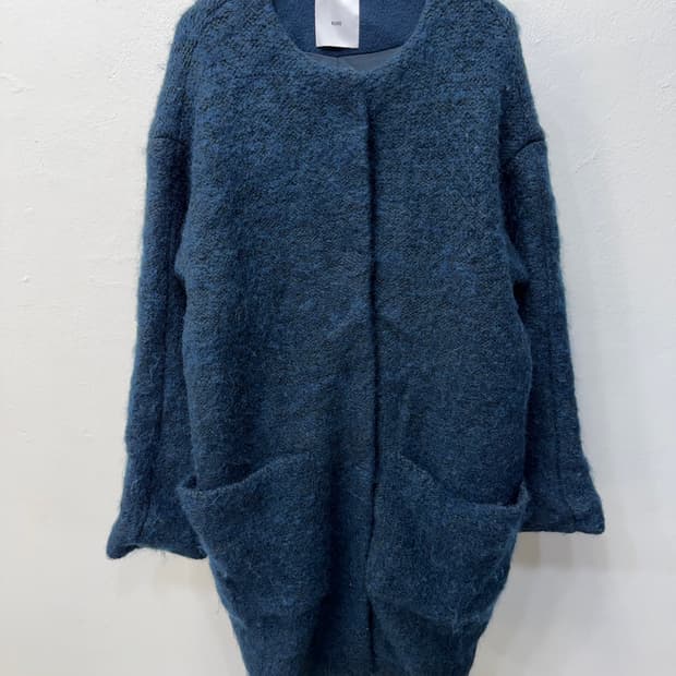 정품) KUHO 구호 블루 니트 가디건 자켓 77