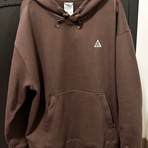 나이키 acg 써마핏 후드티 브라운