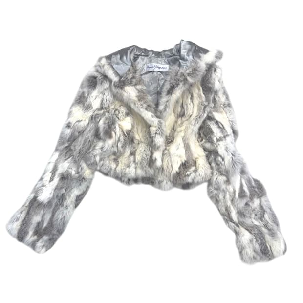 Real rabbit fur jacket
