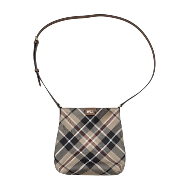 DAKS 닥스 여성 브라운 체크 크로스백 가방