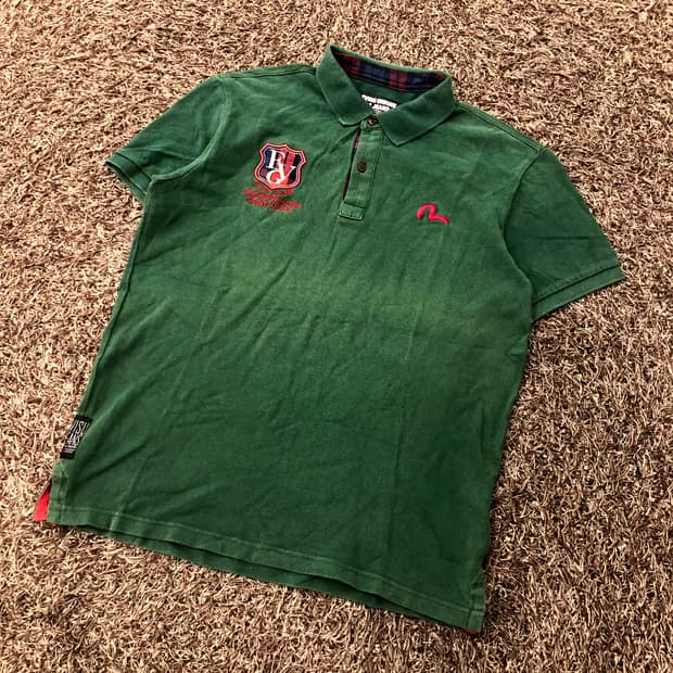M 에비수 로고 PK 카라 반팔 티셔츠 M/XL