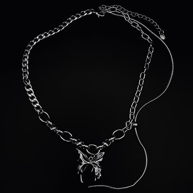 pcr053 Beauty psyche chain necklace