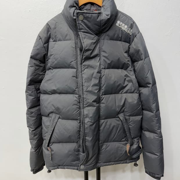 정품) 슈퍼드라이 남성 패딩 L