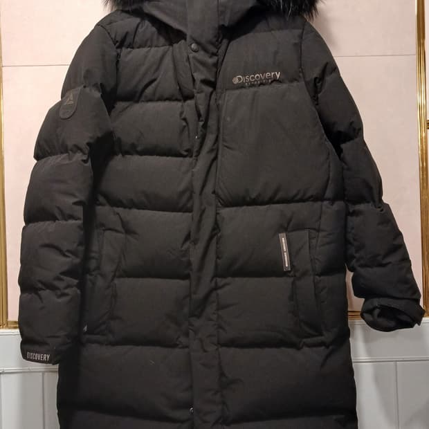 디스커버리 정품 여성 롱패딩 95 사이즈