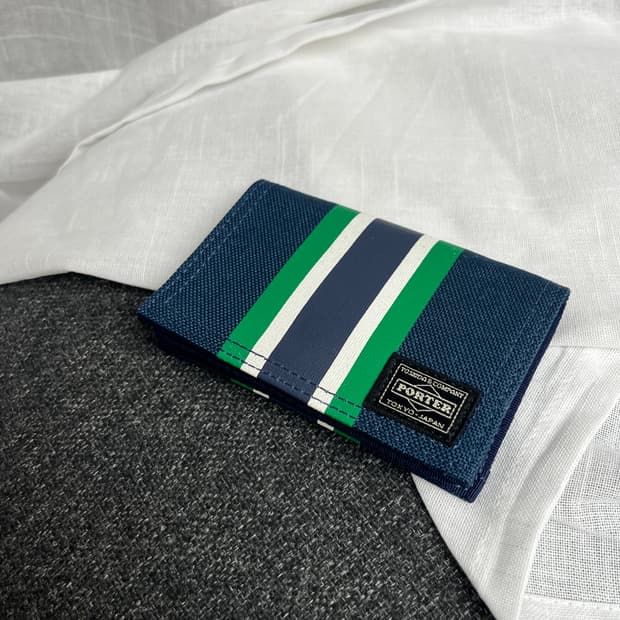 Porter 포터 페인티드 카드지갑 네이비