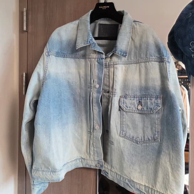 리바이스 블루탭 데님 자켓 일본제 XXL 새상품