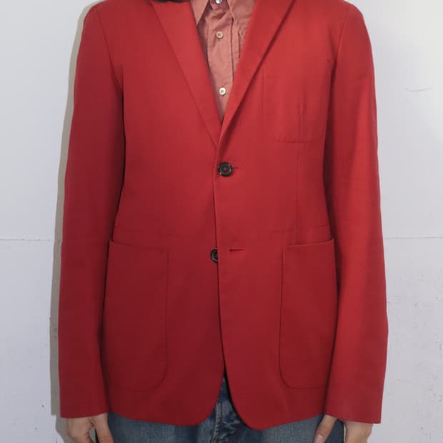 질 샌더 by 질 샌더 13SS 레드 블레이저 자켓