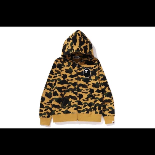 Bape 1st camo 베이프 황계 풀후드 집업
