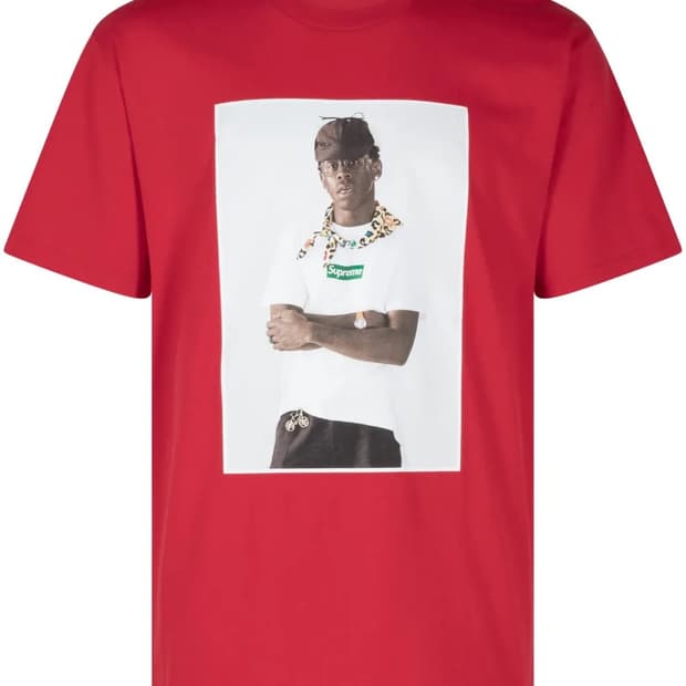 [L] 슈프림 타일러 더 크리에이터 포토 티셔츠 레드