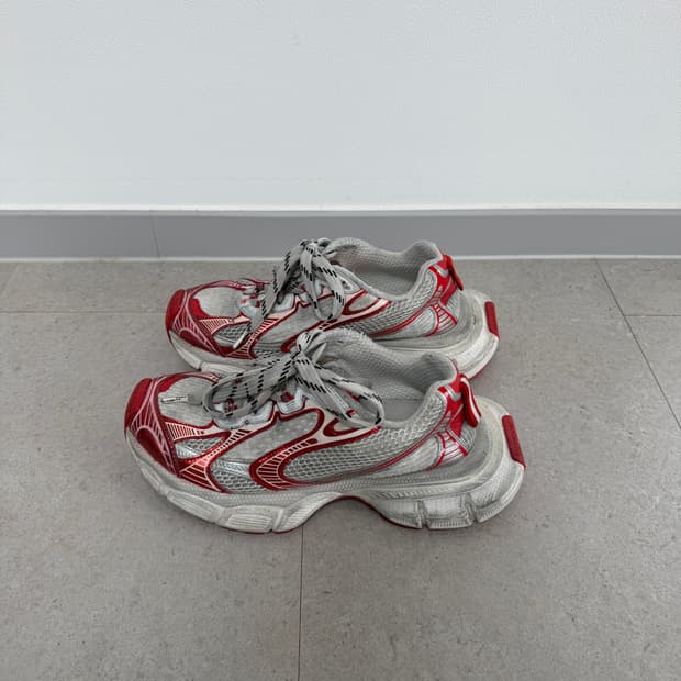 발렌시아가 3XL 스니커즈 화이트레드 39