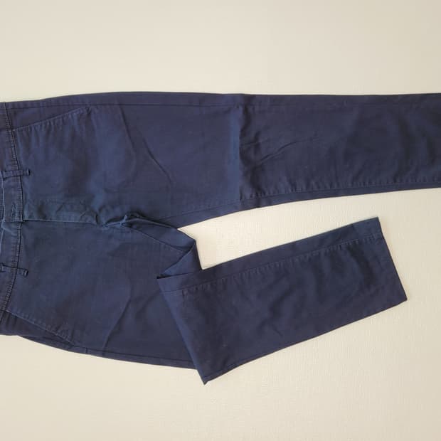 자라맨 ZARAMAN 가먼트다잉 면바지 36 네이비