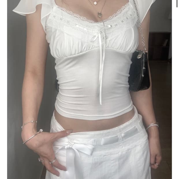 Angelnumber555 First Love Lace Top