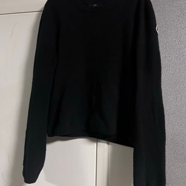 [S] 릭오웬스 몽클레어 바이커 크롭 니트