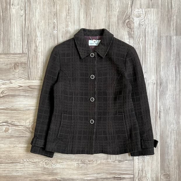 courreges 앙고라 코트자켓