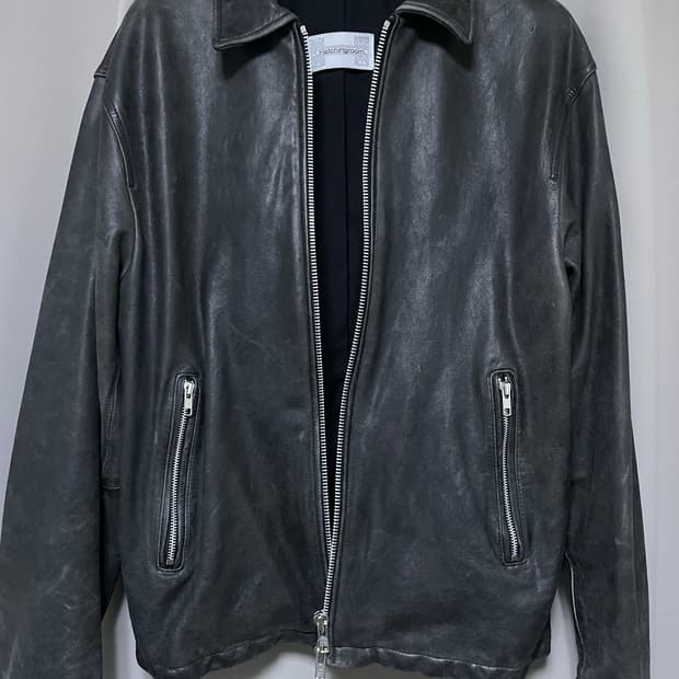 해칭룸 vtg 레더자켓