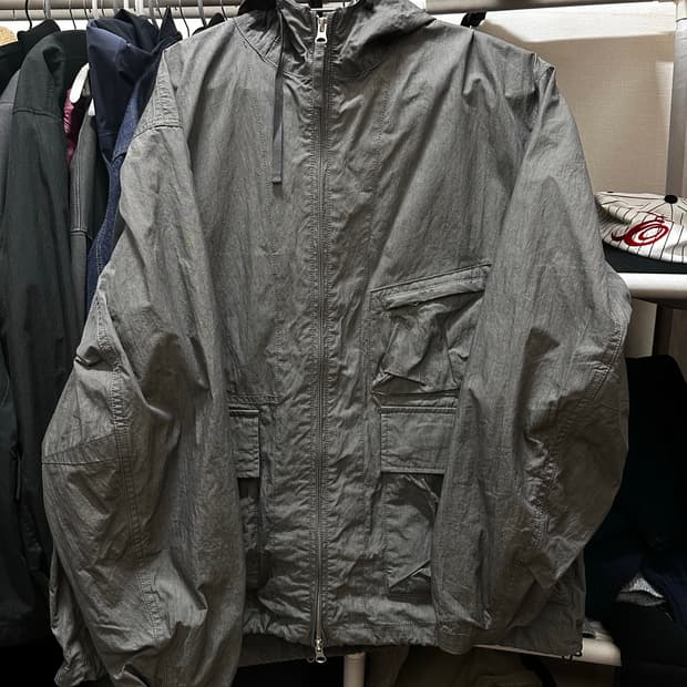 에스피오나지 레이 요트 파카 바람막이 그레이 L사이즈