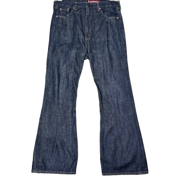 S ) 준야와타나베 리바이스 부츠컷 절개 데님