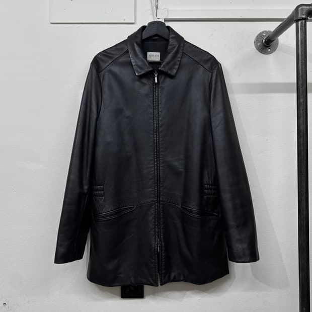 [50] 아르마니 꼴레지오니 레더 카코트