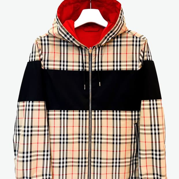 버버리 리버시블 체크 바람막이 자켓