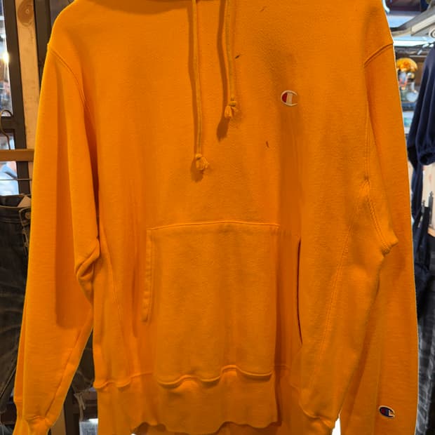 챔피온 옐로우 후드티