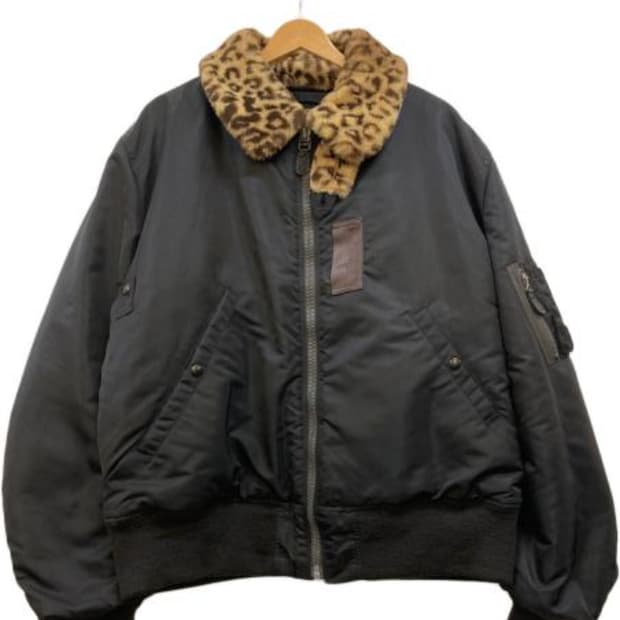 버즈릭슨 x ssz 레오파드 퍼 B-15D 항공 점퍼