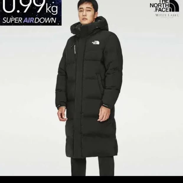 [[L, 공용]# 노스페이스 슈퍼에어구스다운 롱패딩/소지섭패딩