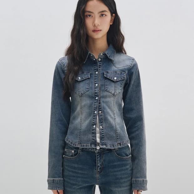 데님 셔츠