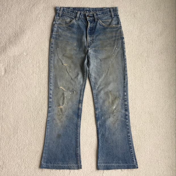 70‘s levis 리바이스 646 벨바텀 부츠컷 데님