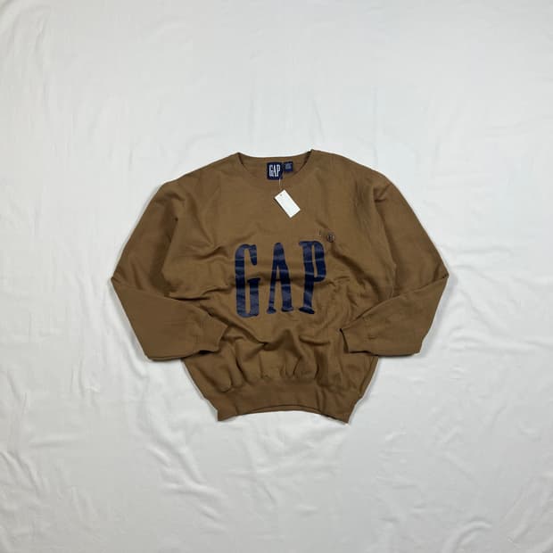 데드스탁 90’s 갭 gap 빅로고 프린트 맨투맨