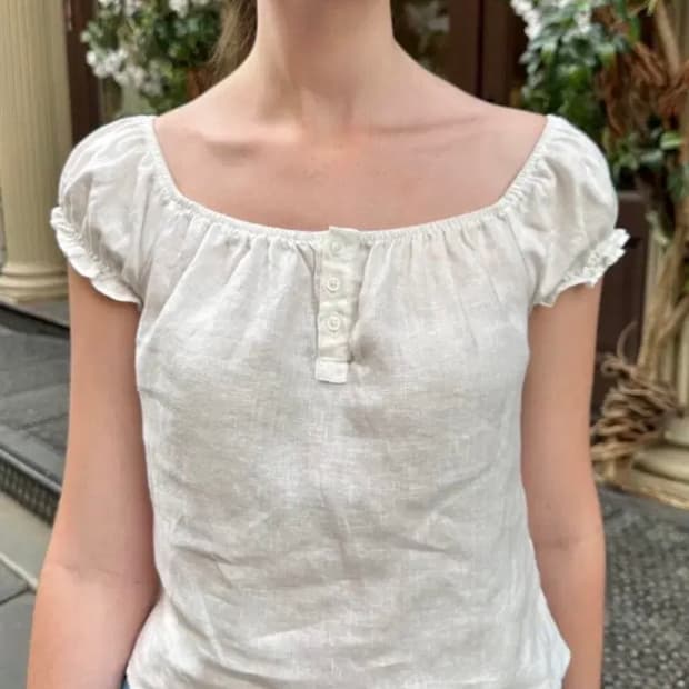 브랜디멜빌 클래어리스 탑 블라우스