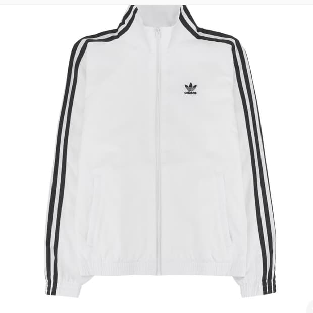 (W) 아디다스 오리지널스 우븐 트랙탑 화이트 L 사이즈