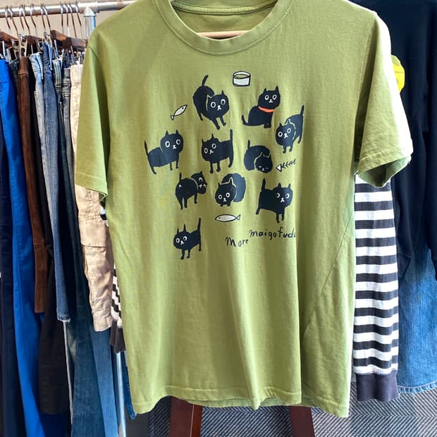 빈티지 Cat 그래픽티