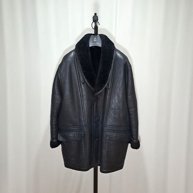 (택포) 양가죽 양털 무스탕 자켓 105-110 A963