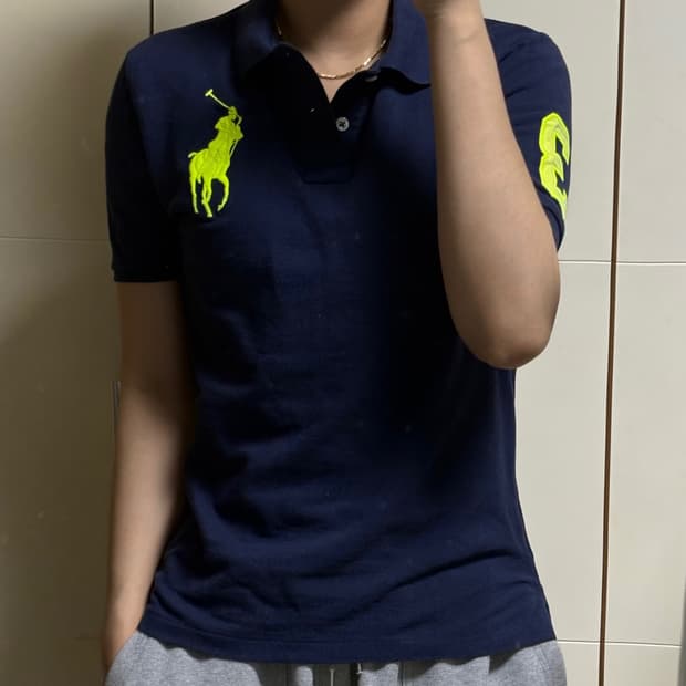 폴로 랄프로렌 빅포니 네이비 카라티