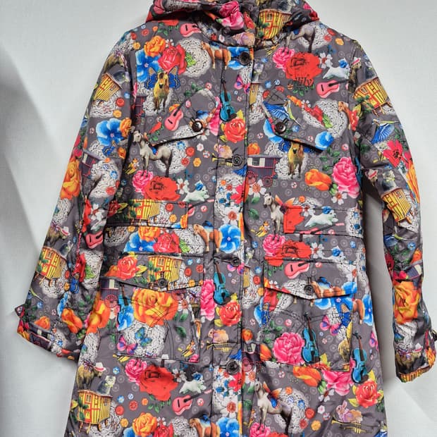 오일릴리 중다운 롱패딩 