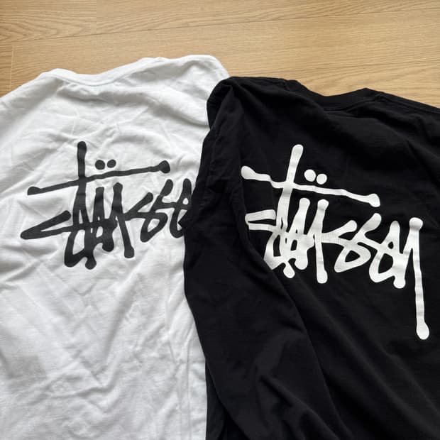 스투시 롱슬리브 m