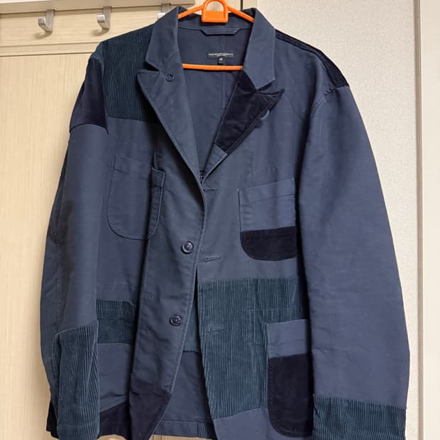 엔지니어드가먼츠 코듀로이 패치워크 베드포드 자켓 M