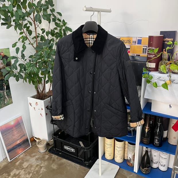 버버리 신형 남성 퀼팅점퍼 L
