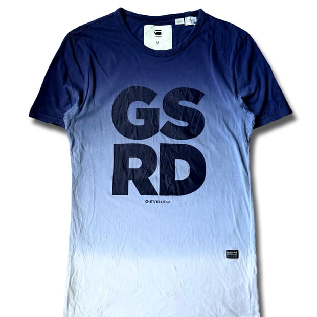 G-Star RAW 그라데이션 그래픽 티셔츠