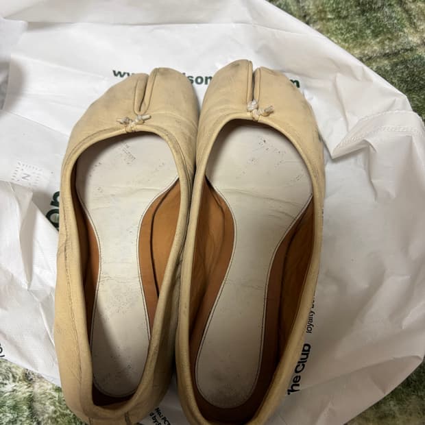 메종 마르지엘라 타비 플랫슈즈 38